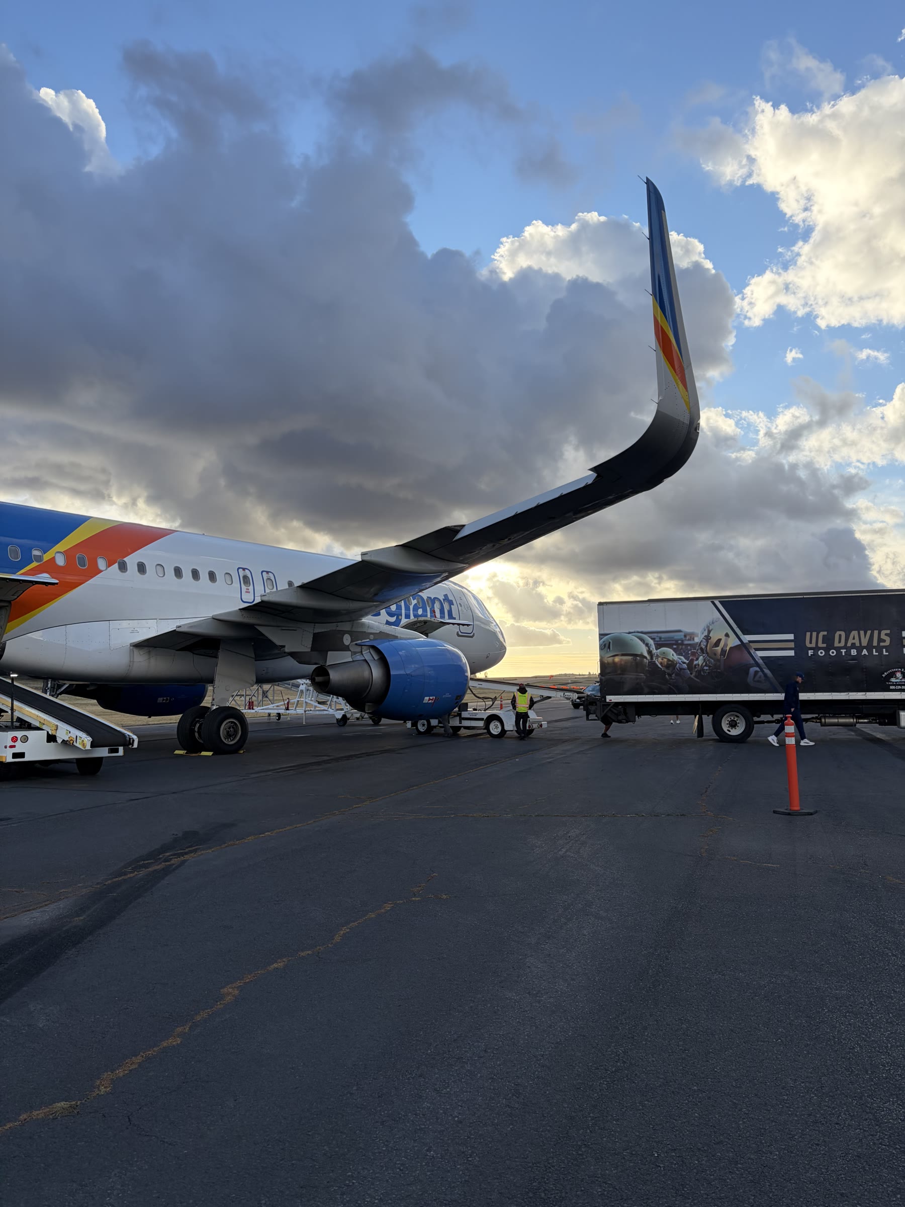 Athletic charter aircraft handling